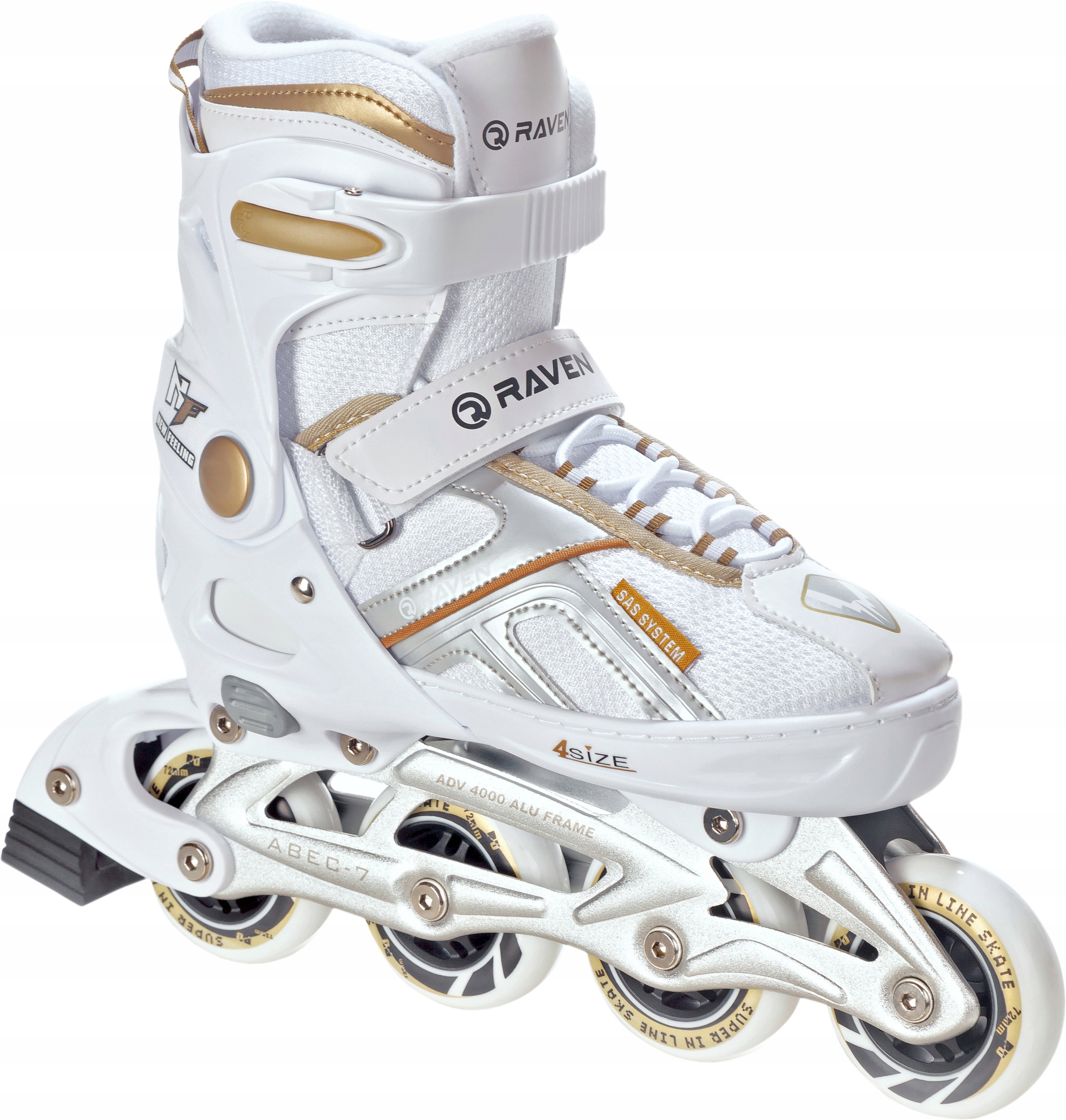 

Rolki Regulowane Raven Pulse White/Gold 37-40