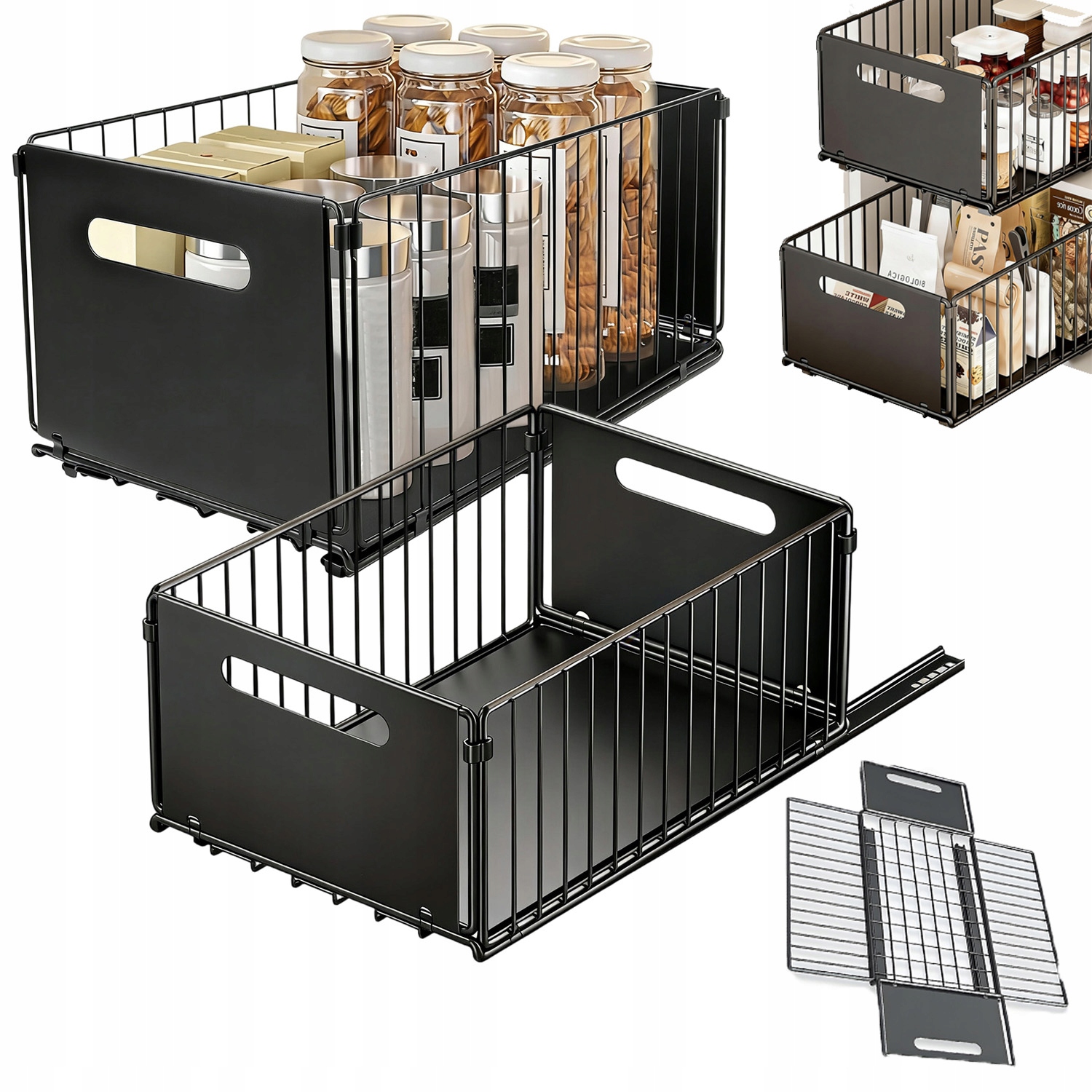 Teleskopický Organizér Pod Dřez Na Čisticí Prostředky Koupelna Kuchyně