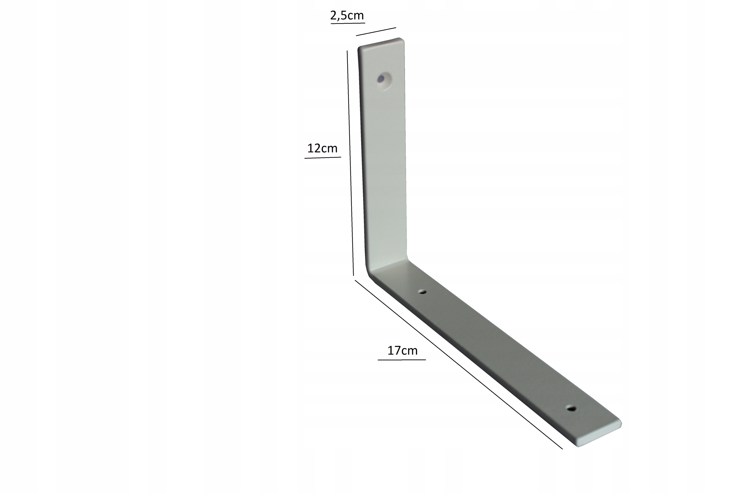 UCHWYT WSPORNIK PÓŁKI Wysokość 120 mm