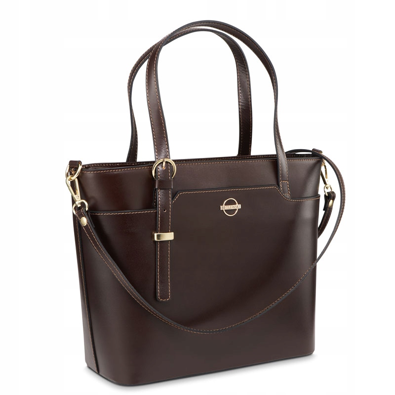 

Betlewski Torebka damska skórzana shopper bag A4