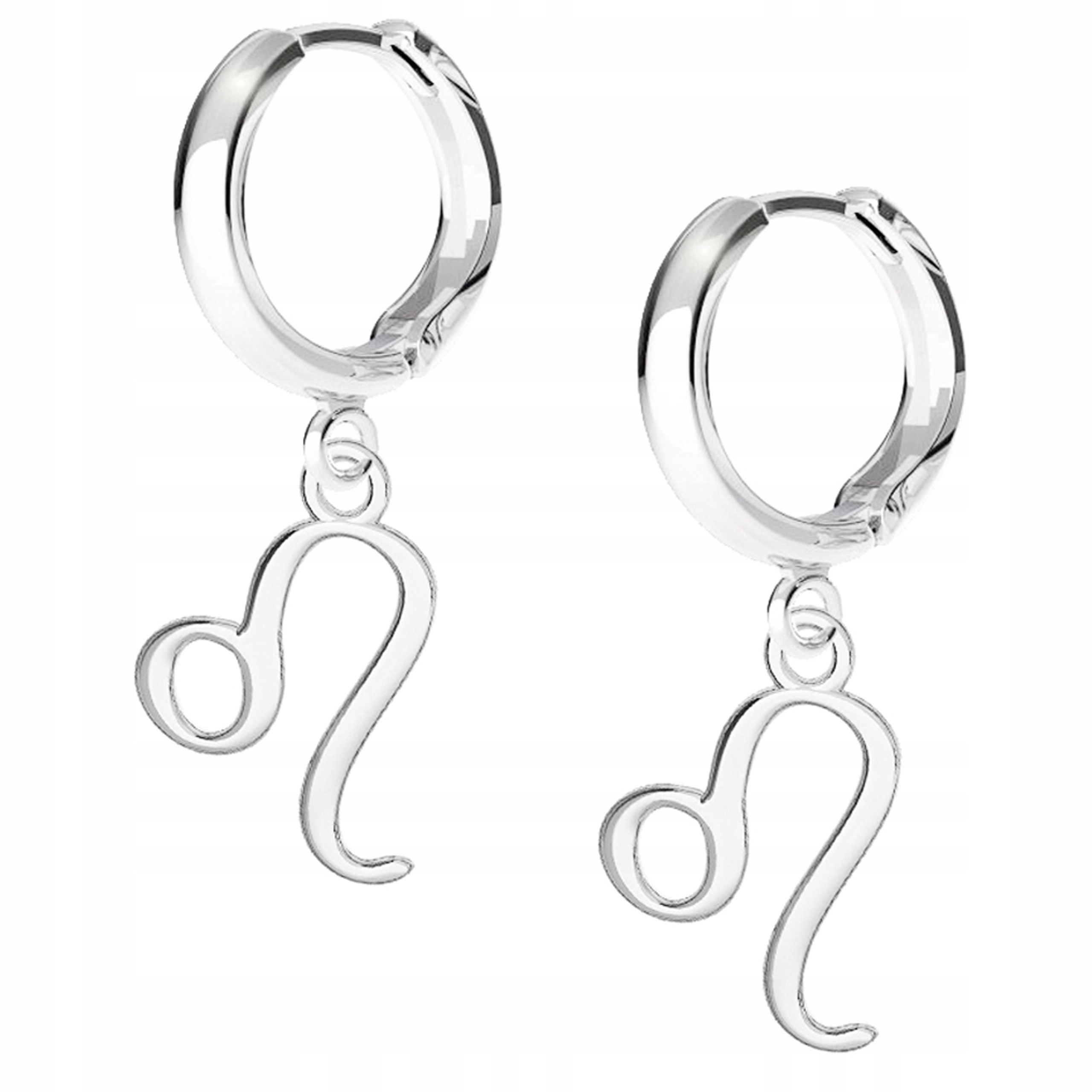 

Kolczyki srebrne Znak Zodiaku Lew 925