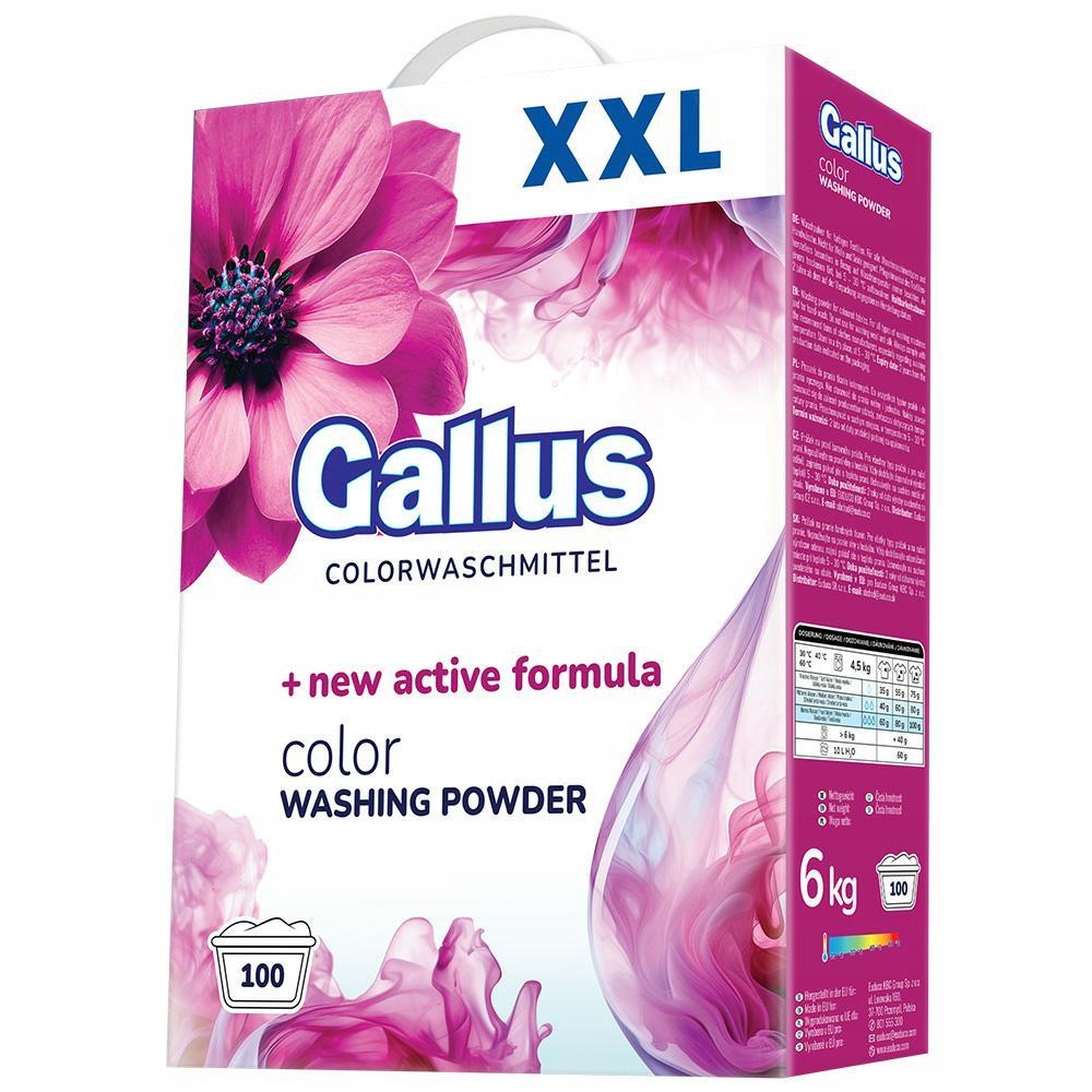 Gallus prášek na barevné prádlo 6 kg