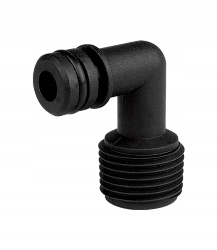 Króciec pomp QA 5/8"-gwint 90° 1/2"14MNP