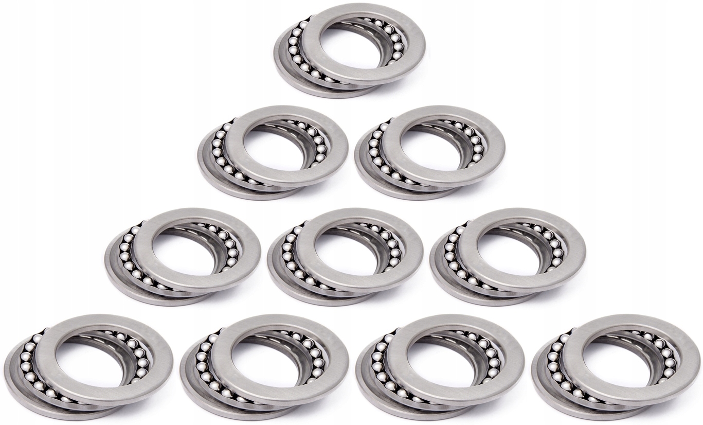 Łożysko kulkowe oporowe 51100 10x24x9 1kpl=10szt