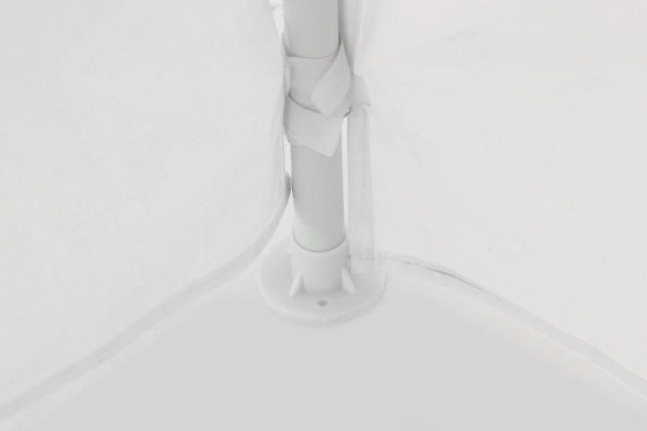 Namiot ogrodowy, party, klasyczny 3x3m + ściany - biały Długość (m) 1