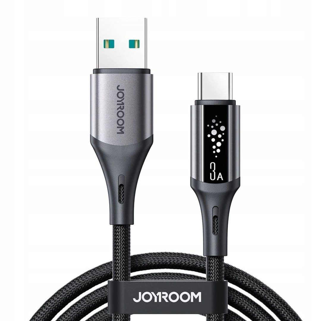 Kabel Joyroom S-A60 StarTalk 3A Usb-a Usb-c 1,2m czarny
