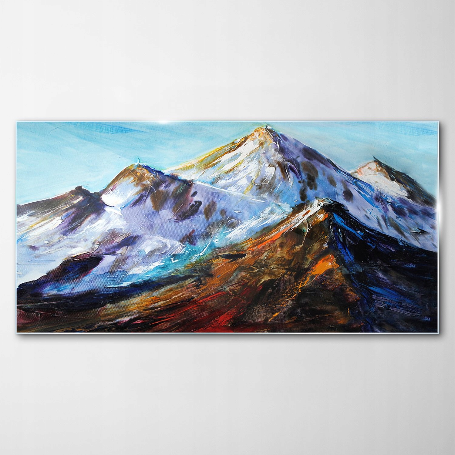 Obraz na skle Dekor Hory Krajina Příroda 120x60