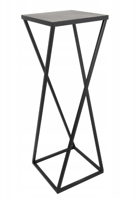 Moderní Držák Na Květináč Loft Černý Drill 12 284/K-12-1P-70C