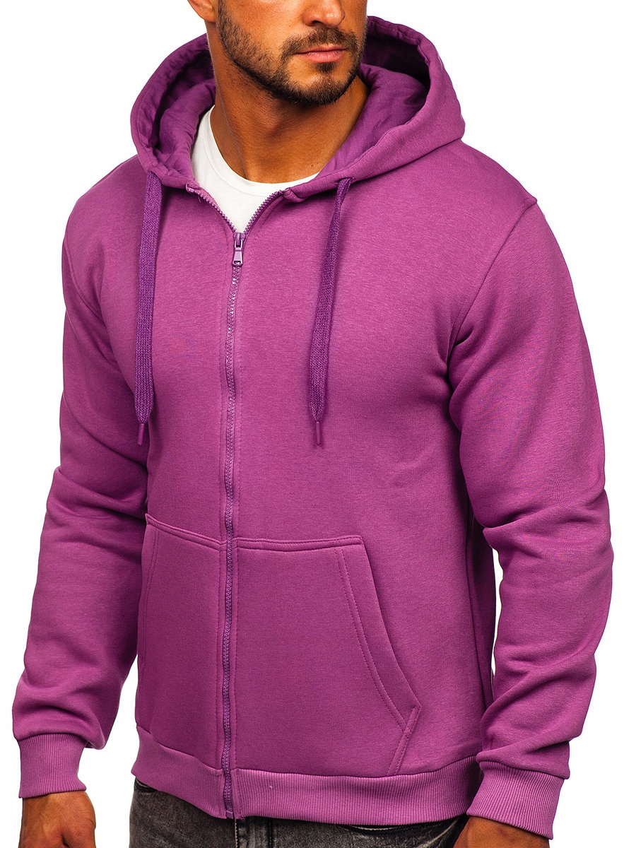

Bluza Męska Z Kapturem Fioletowa 2008 ROZMIAR_2XL