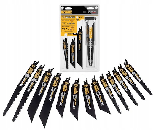 Sada pilových listů Xr pro pilu ocasku 13ks DT99550-QZ DeWalt
