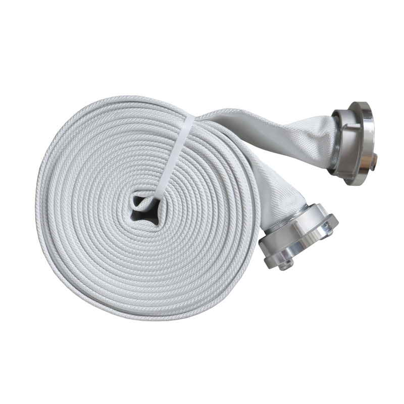 Hasičská hadica motopompy 20 m s koncovkami Storz farba biela 75 mm Pzl Hydral