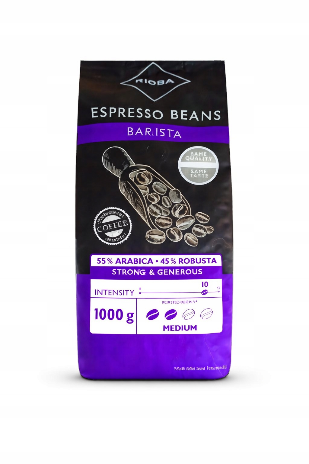 Levně Rioba Espresso Silver Káva zrnková pražená 1 kg