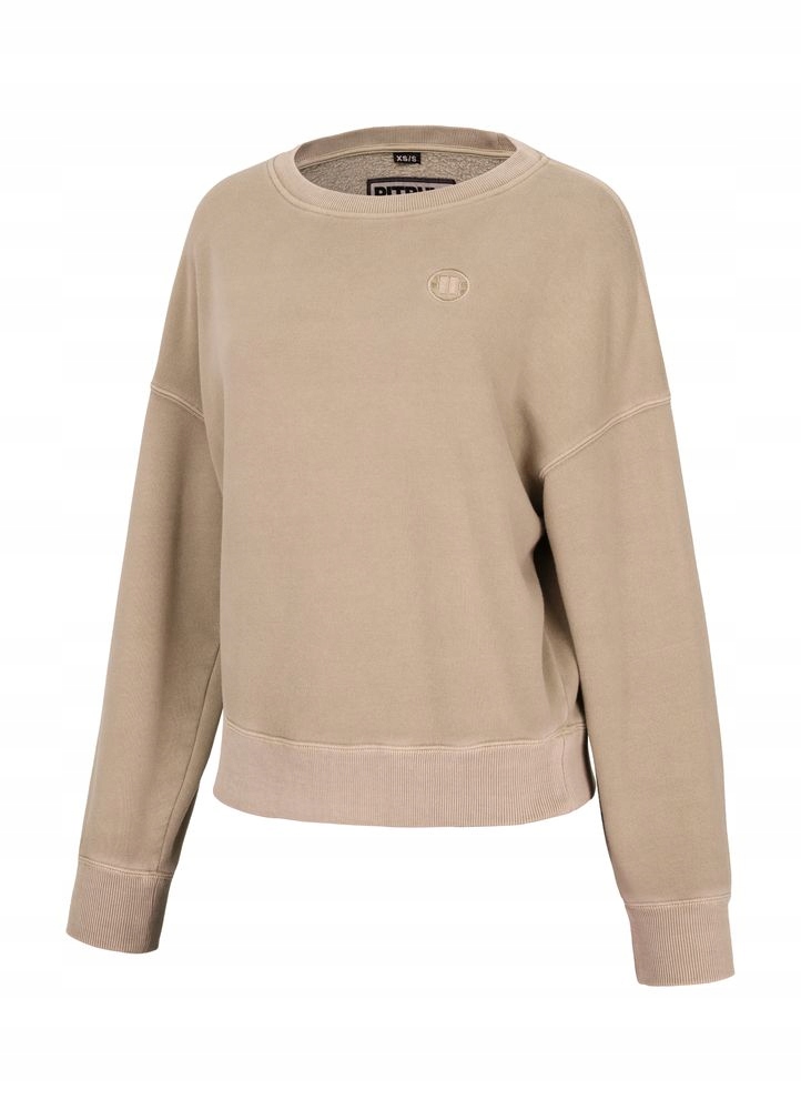 Dámská Mikina Pitbull Oversize Mikina bez kapuce Washed Manzanita Pohodlná
