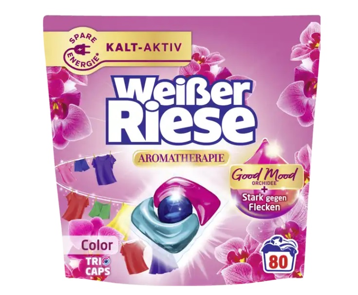 Levně Weisser Riese Aromatherapie Color kapsle 80 ks na praní aromatické