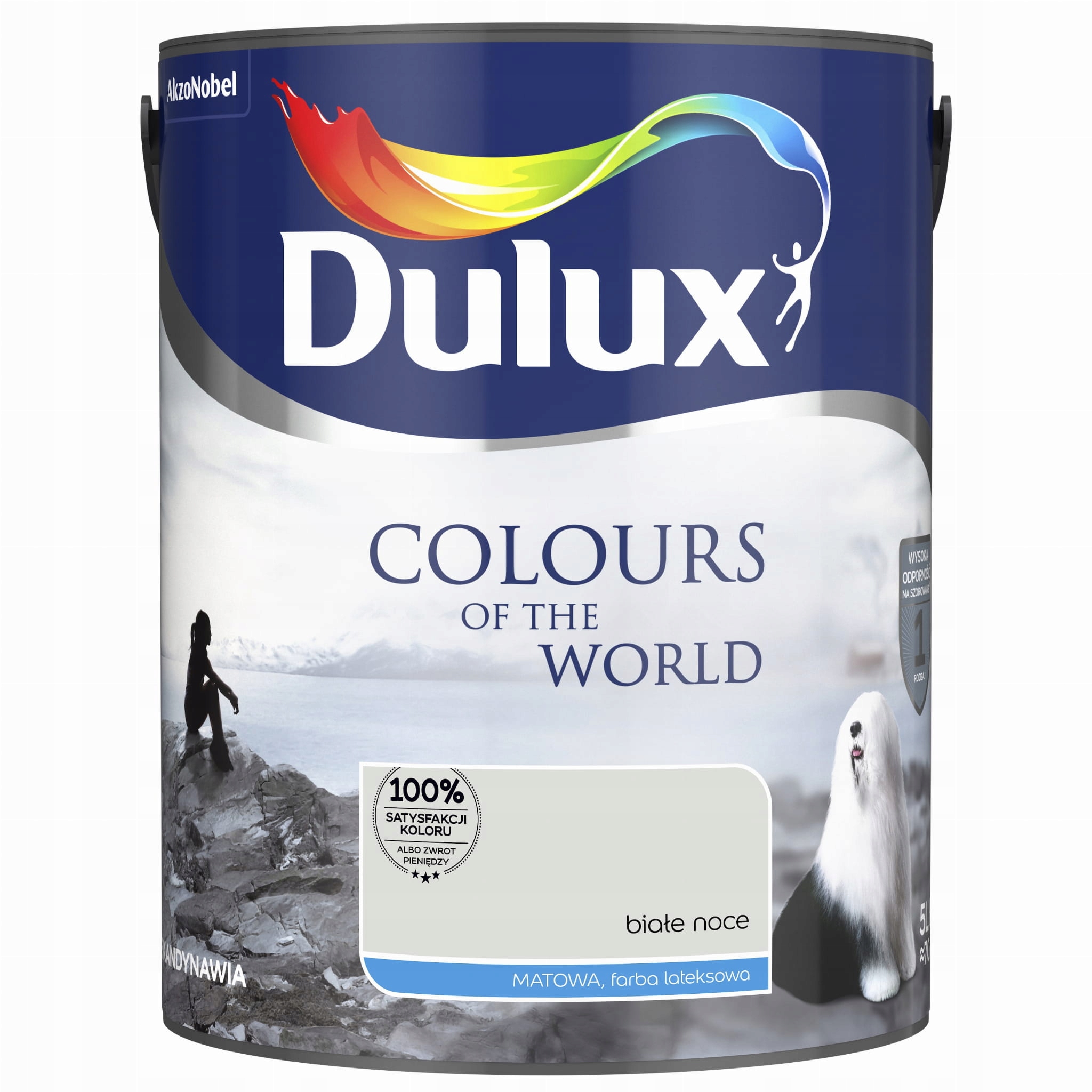 Dulux Barvy světa barva Bílá Noce mat 5L