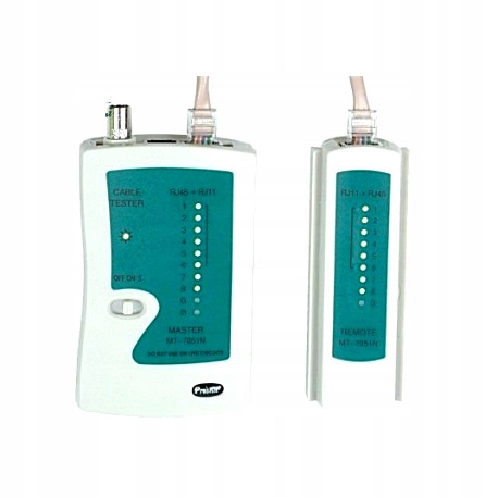 Tester okablowania Proskit RJ45 8p8C Bnc terminator