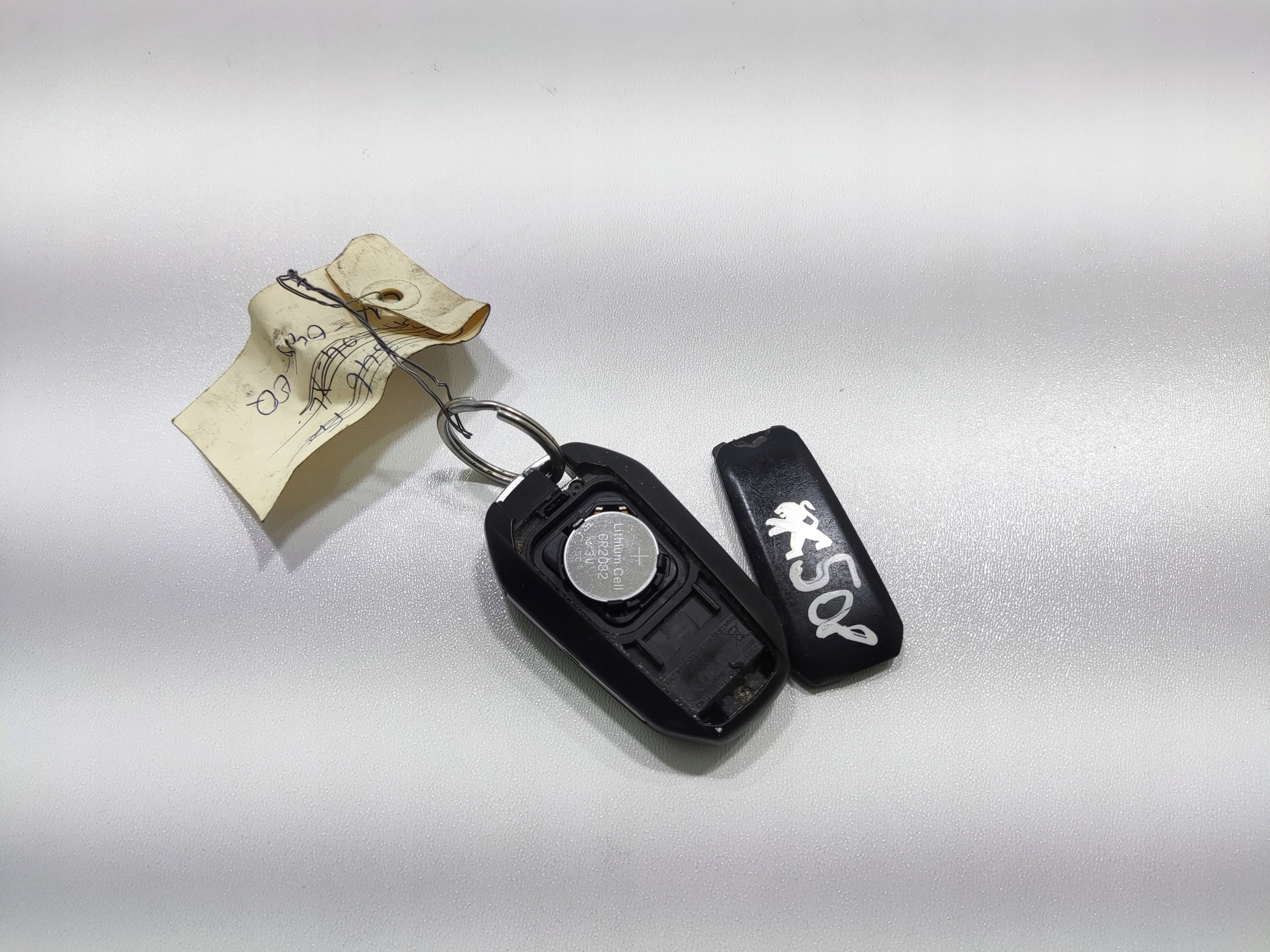 klíček PILOT obal PEUGEOT 508 a A01TAA 2010-2014