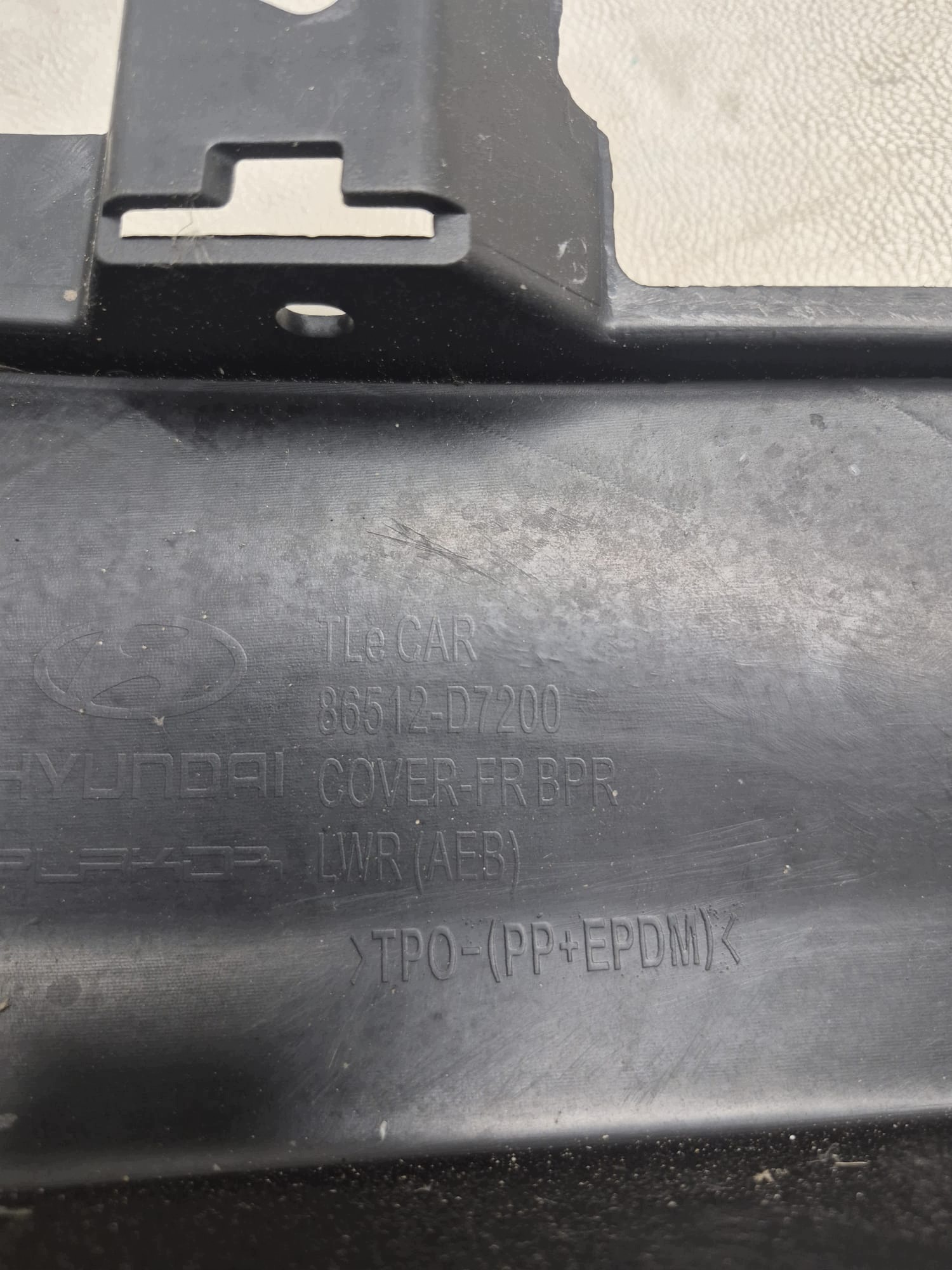 HYUNDAI TUCSON III 15-18 spoiler front front 86512-D7200