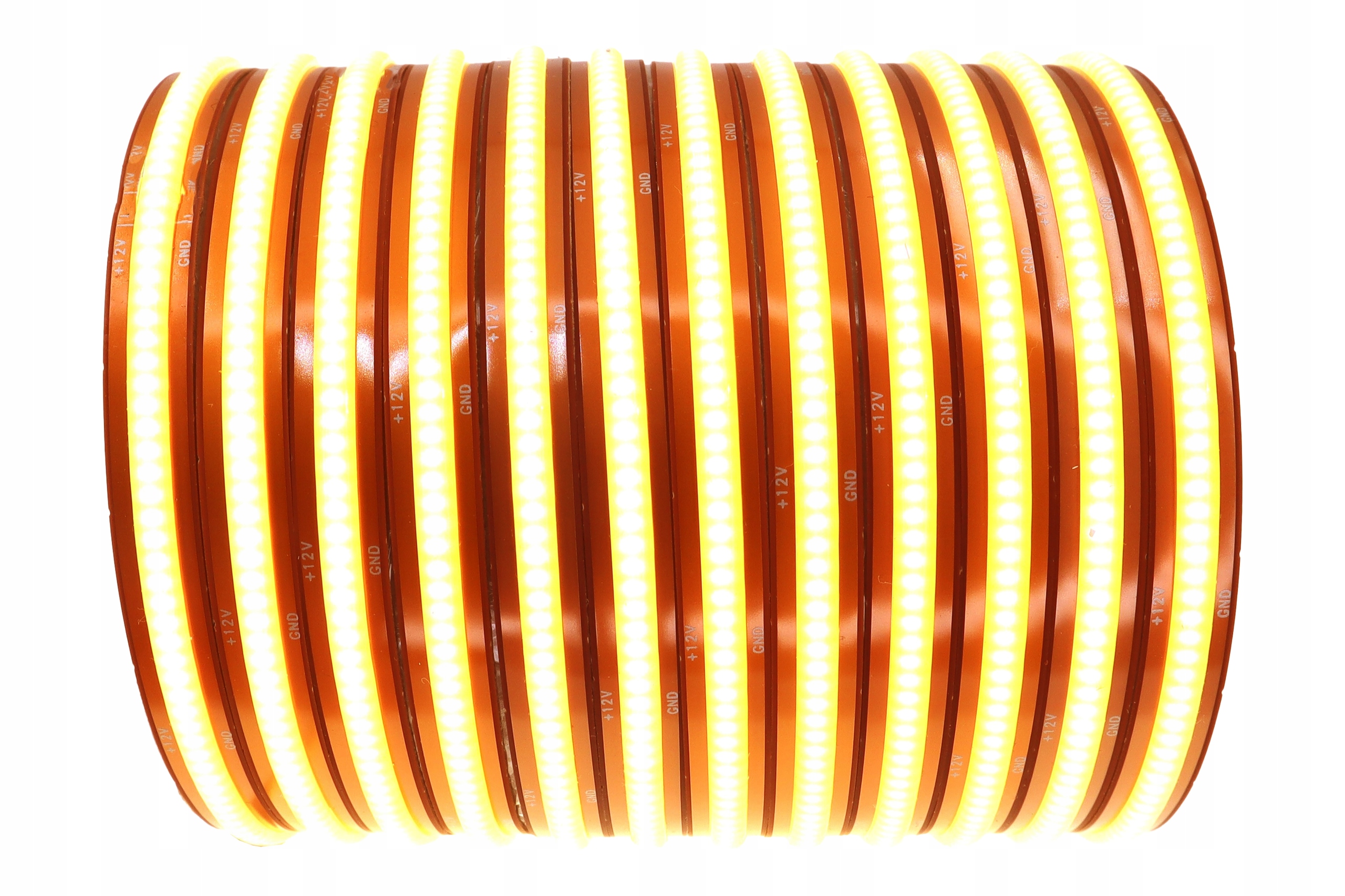 Led páska Neon Cob 12V 5M 528 3000K Bílá Teplá Free Cut Libovolné Řezání