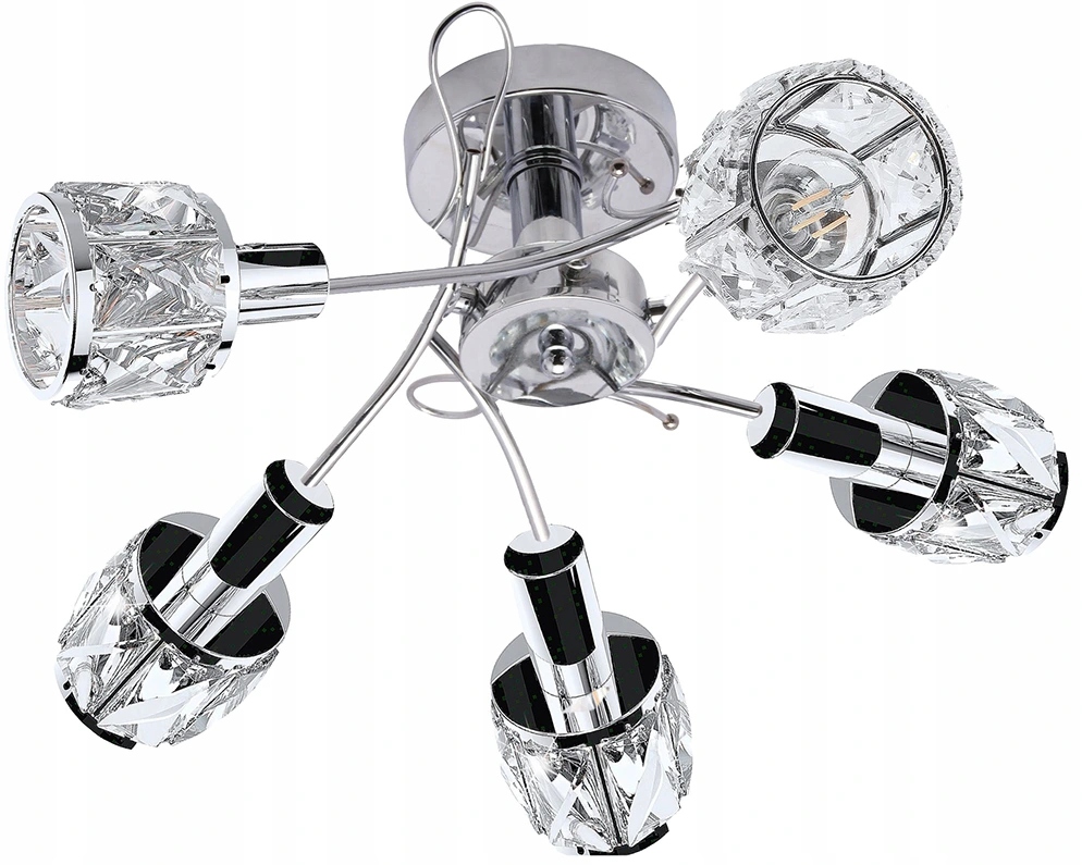 

Lampa Wisząca Sufitowa Żyrandol Plafon Kryształki