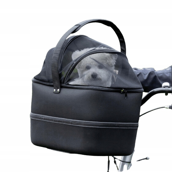 Levně Trixie Přepravka psa a kočky taška košík na kolo řídítka