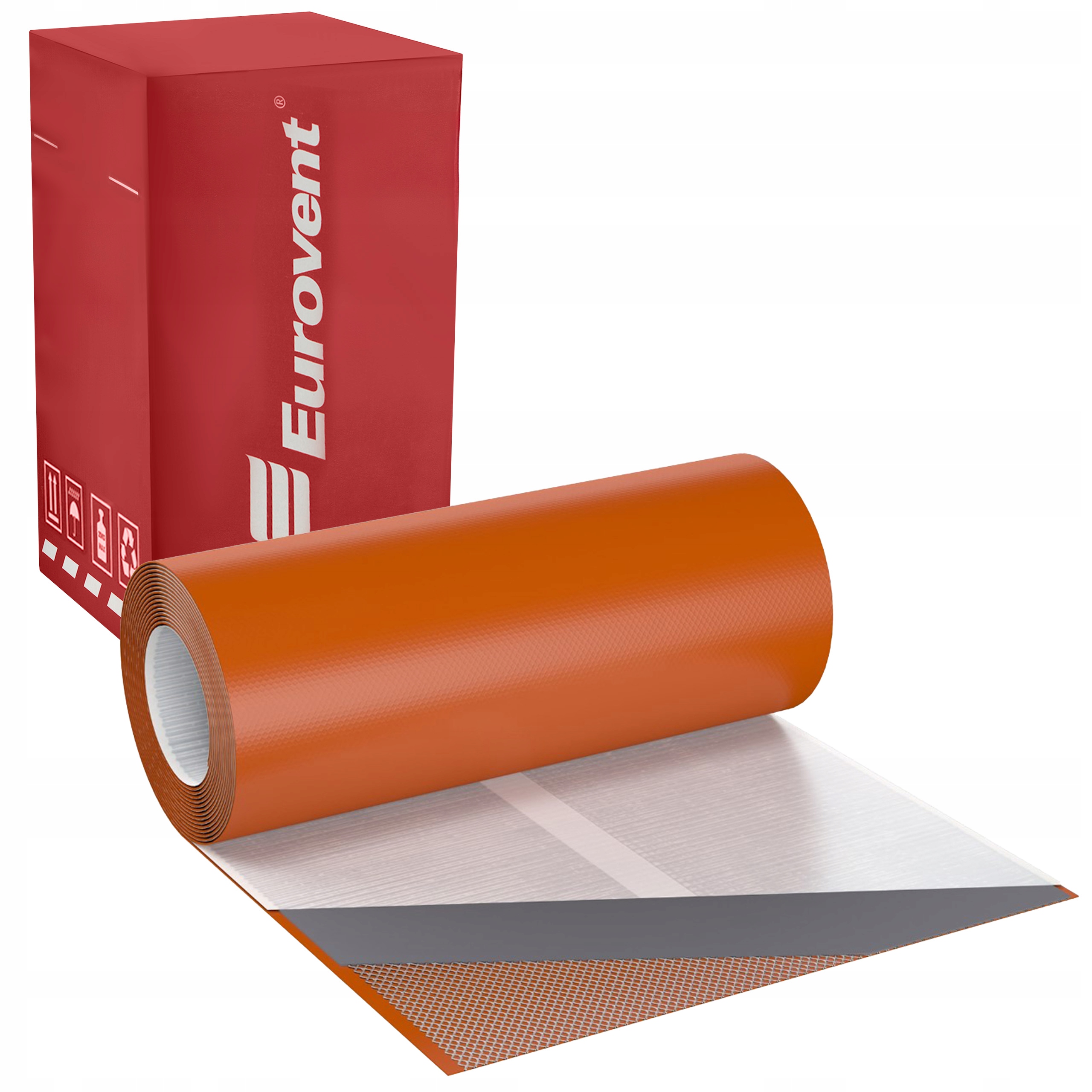 Komínová páska Flex Epdm 5 m Ral 8004 Eurovent Tehlová