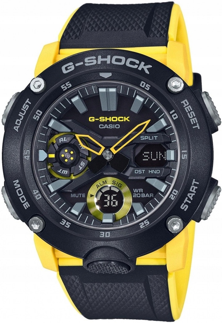Hodinky Casio G-shock Carbon Core Guard Casio-GA-2000-1A9ER