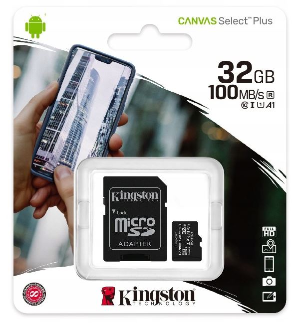 

Karta pamięci micro Sd 32 Gb klasa 10 Kingston