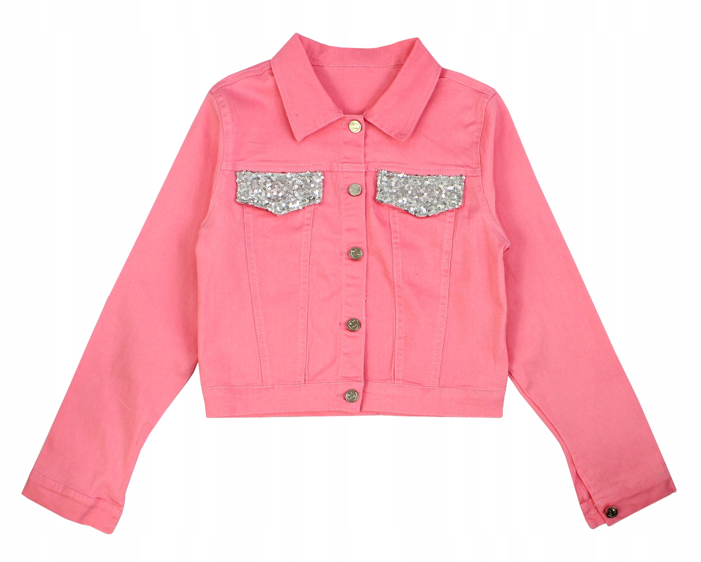Весенняя куртка Katana Sequins Pink 134/140 EE411