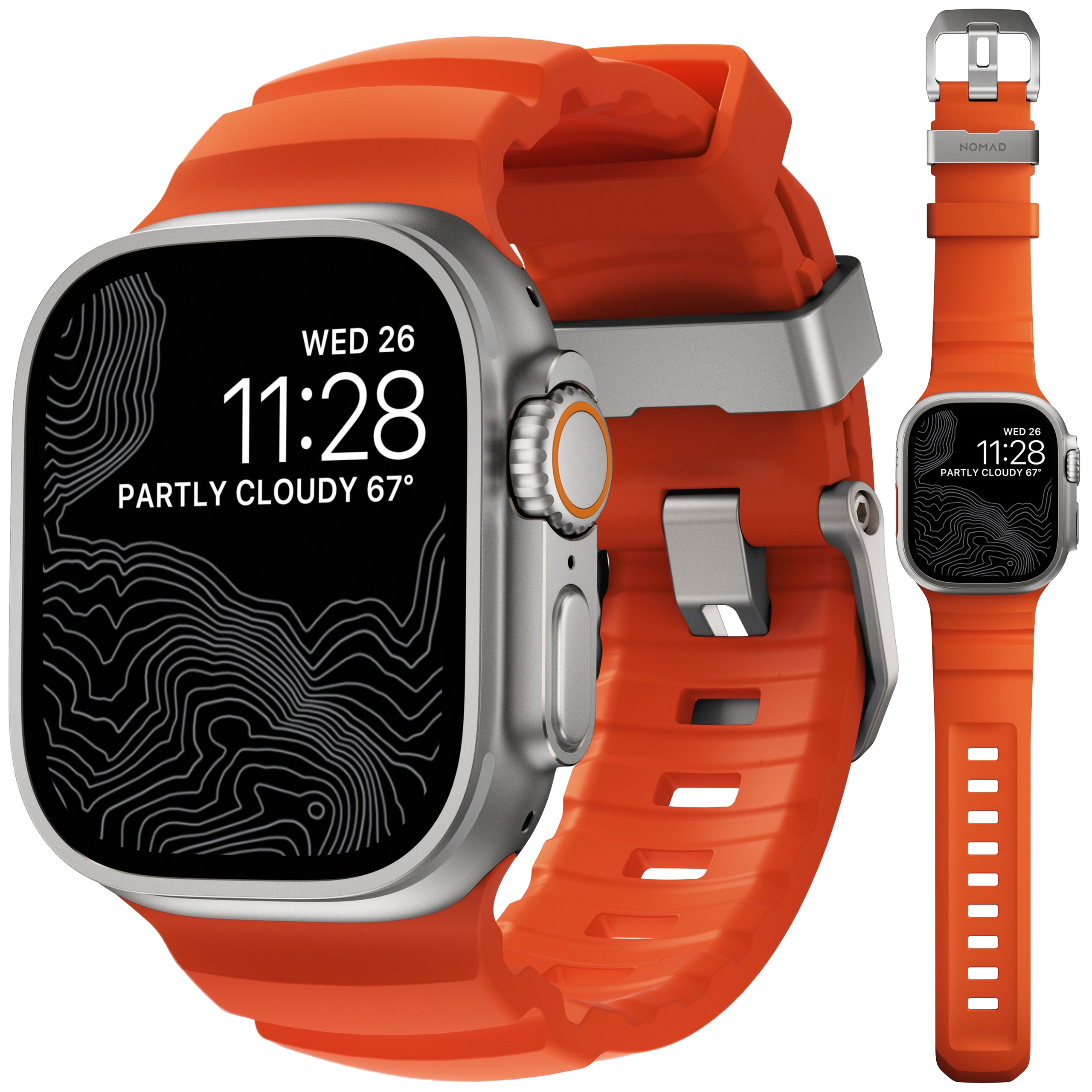 Nomad Rocky Point – Silikonový řemínek pro Apple Watch 49 46 45 44 mm