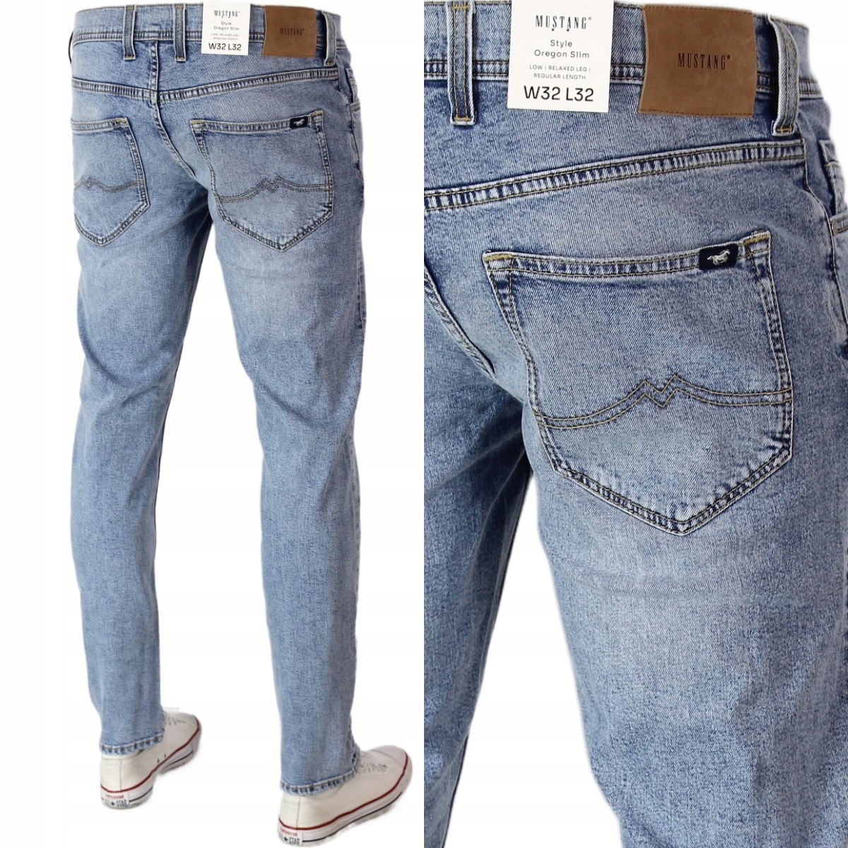 Mustang Oregon Slim Tapered Spodnie Jeans W32 L32