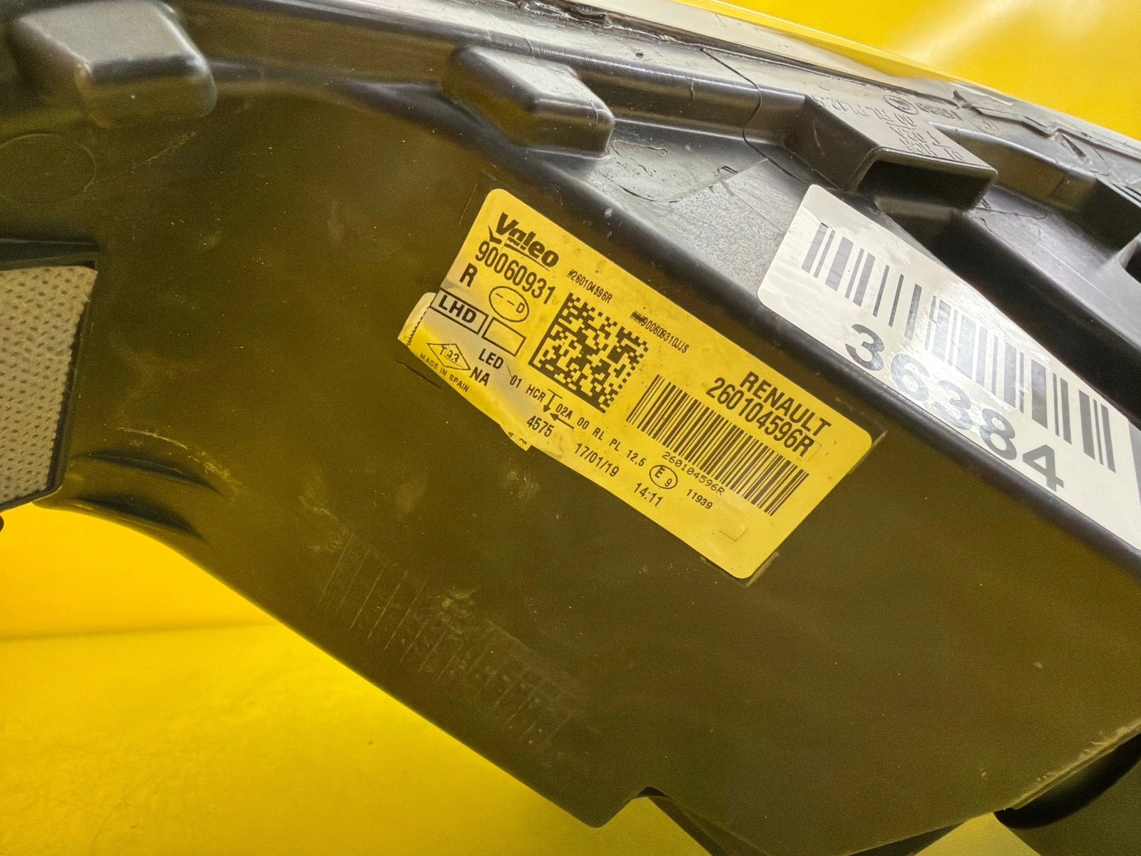 light right Renault Megane IV Full Led 2016- 260104596R