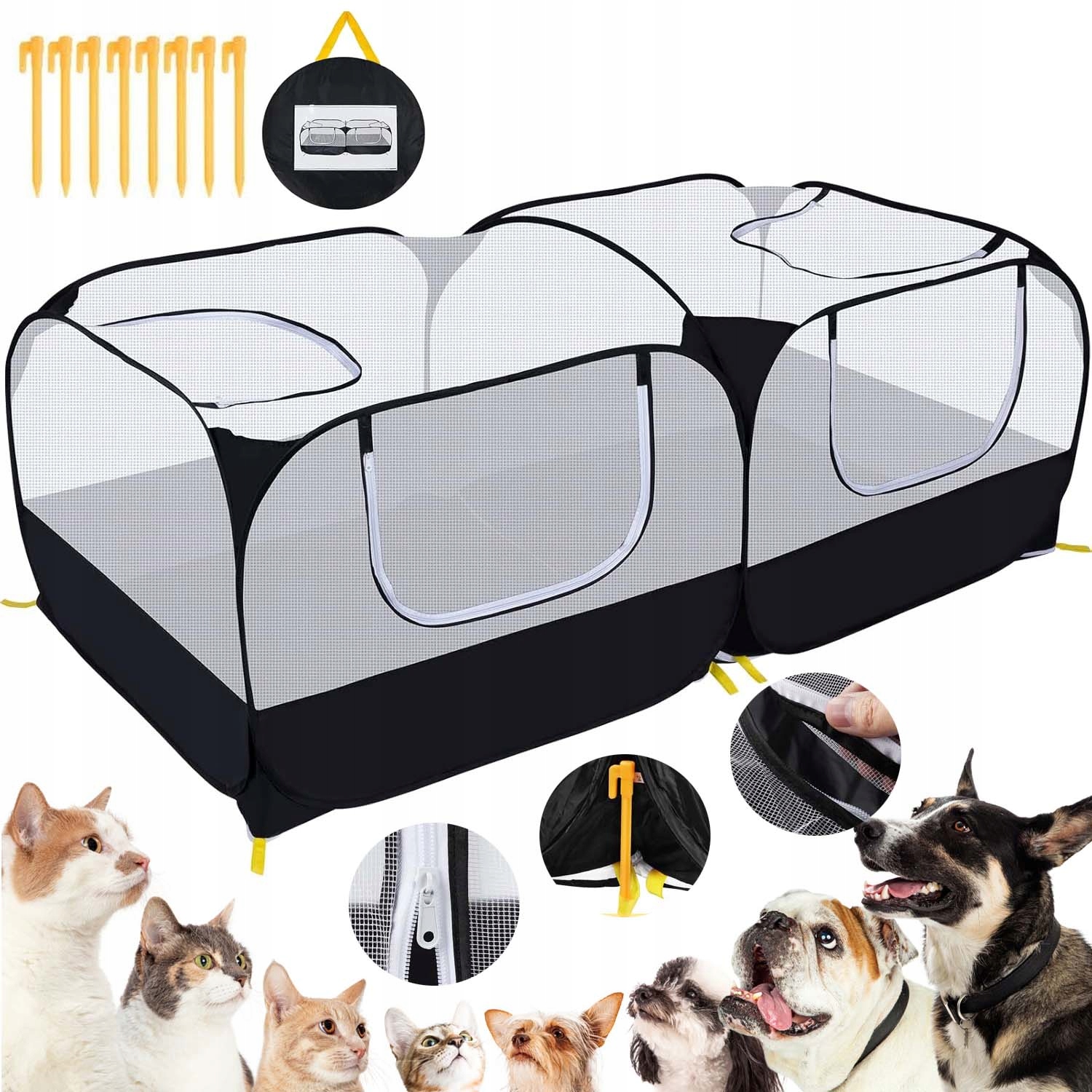 Levně Skládací Kotec Lehká Prodyšná Pro Psa Kočku Králíka Štěňat Pelíšek