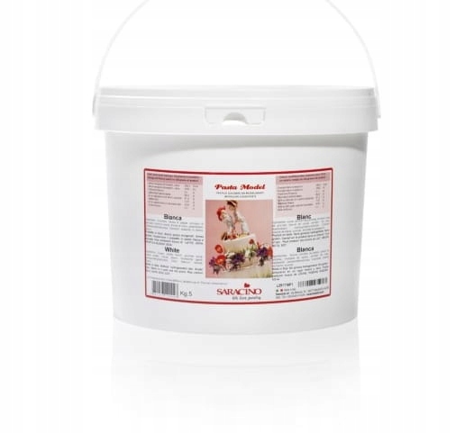 Masa Do Modelowania Biała 5 Kg Saracino Masa Cukrowa