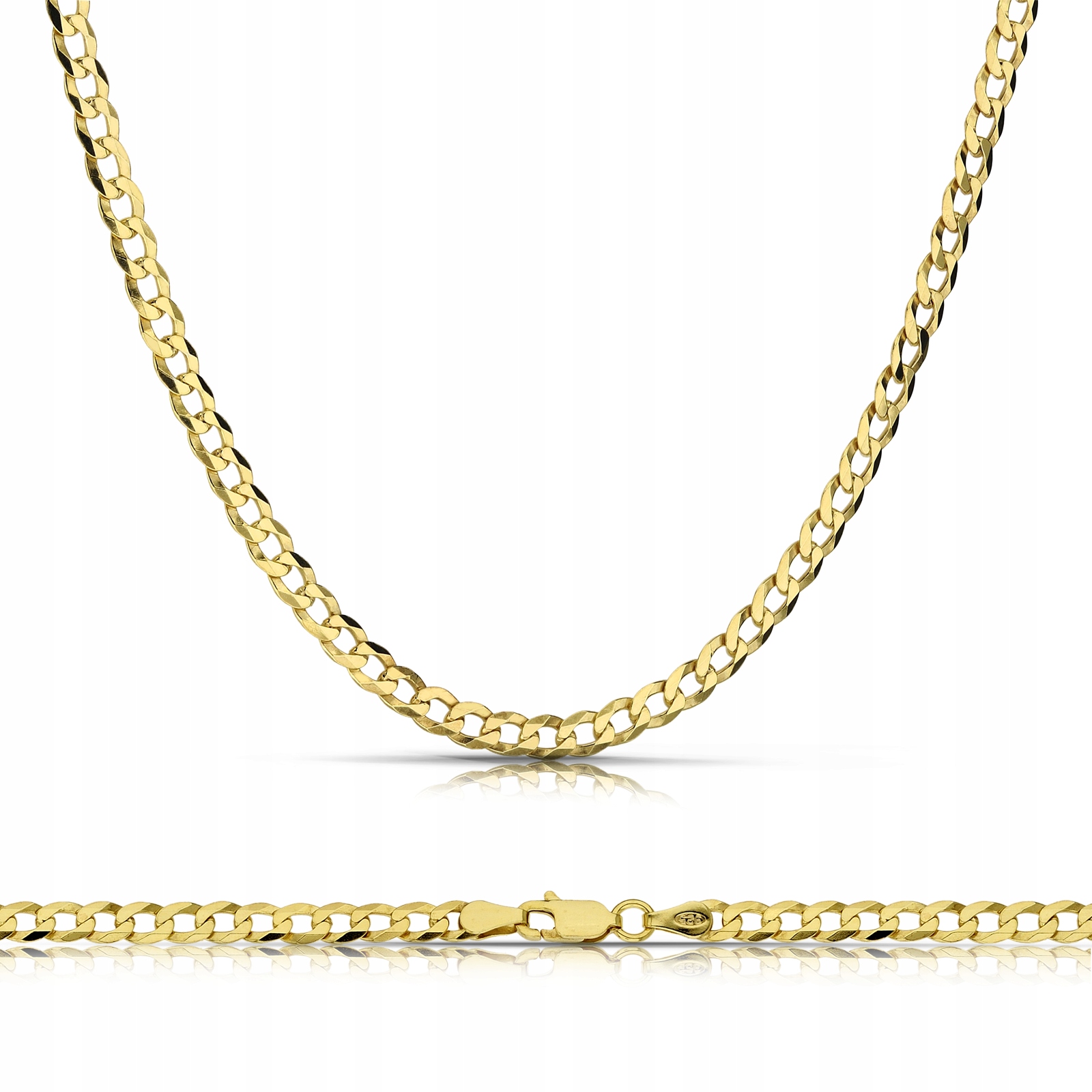 Řetízek Zlatý Pánský Pancr Stříbro 925 Gravírování