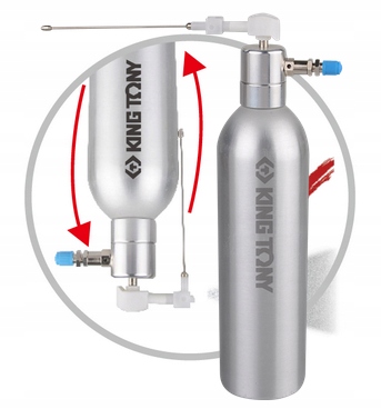 Pojemnik na sprężone powietrze płyn zmywacz 650ml King Tony 9TBA650