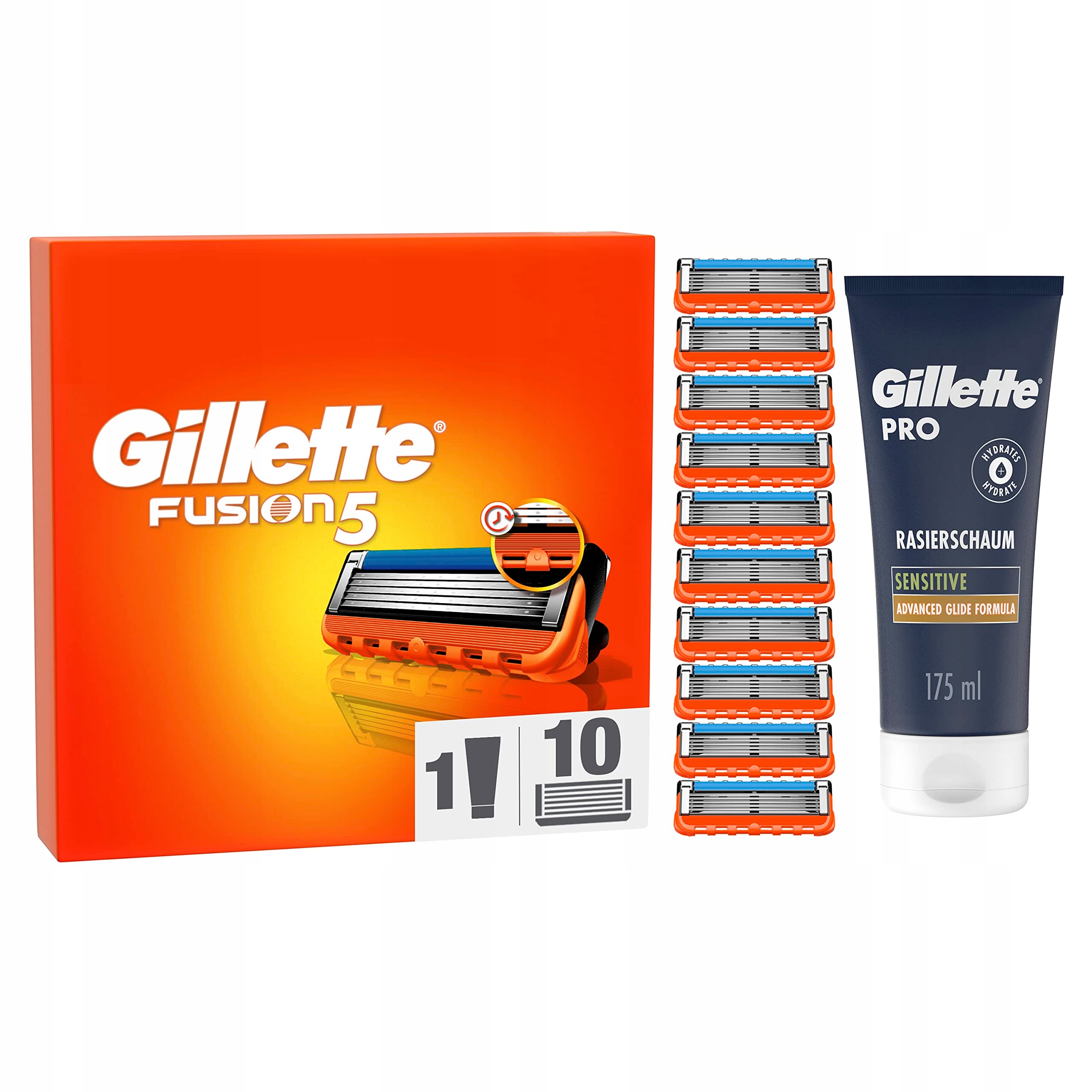 Sada Břitů Gillette Fusion 5 Balzám Po Holení 1B102
