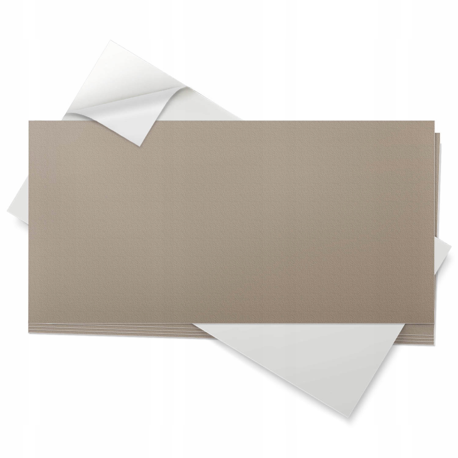 Sada samolepících vinylových dlaždic 6 ks 60x30 cm, barva Hnědá