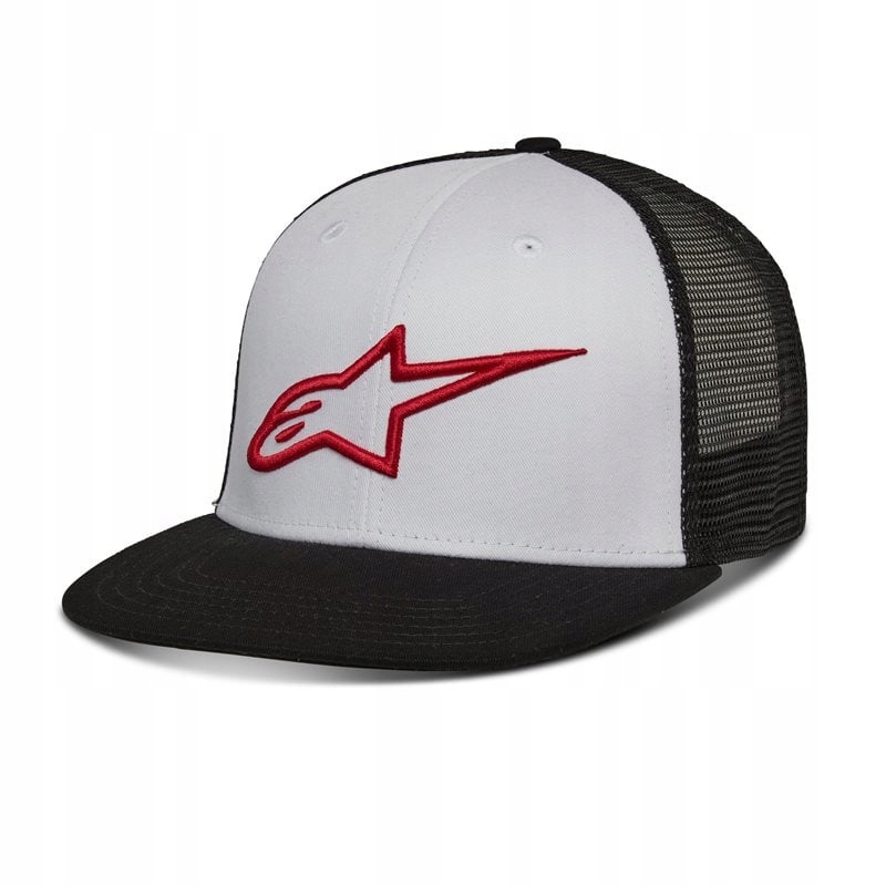 kšiltovka Corp Trucker, Alpinestars (bílá/černá/červená) 1025-81003-2010-TU