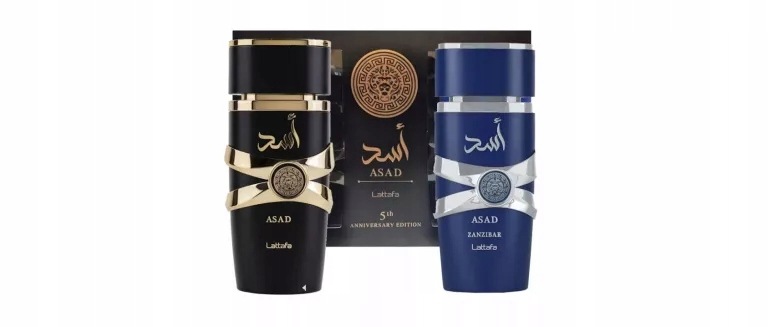 Zestaw Perfum Lattafa Asad & Asad Zanzibar 2X100 ML