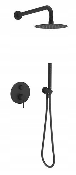 Podomietková sprchová súprava Pi čierna