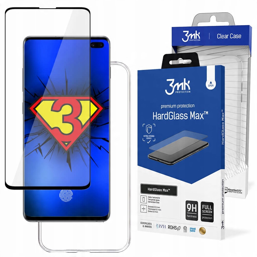 

Szkło hartowane + Etui 3mk do Samsung Galaxy S10+