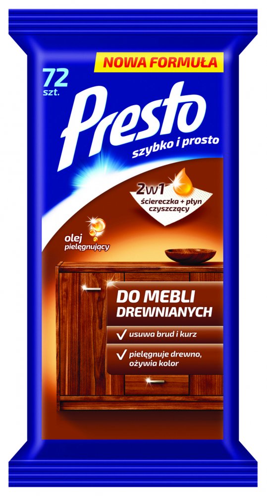 

Presto Ściereczki do mebli drewnianych 72
