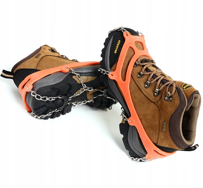 RAKI NA BUTY ŁAŃCUCHY KOLCE NAKŁADKI ANTYPOŚLIZGOWE r.38-45 Liczba zębów 8