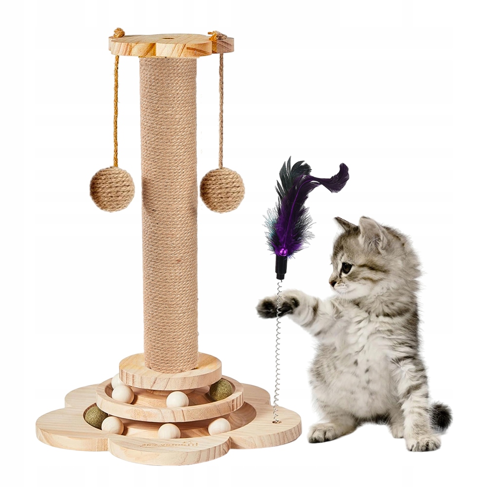 Škrabadlo Pro Kočky Domeček Pelíšek Sloupek Hračka Na Škrábání