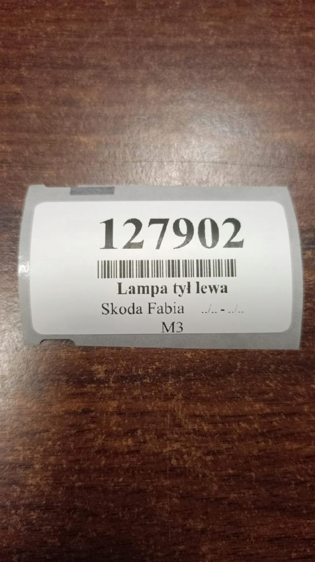 SKODA FABIA and FL HB light left rear part 6Y6945095D