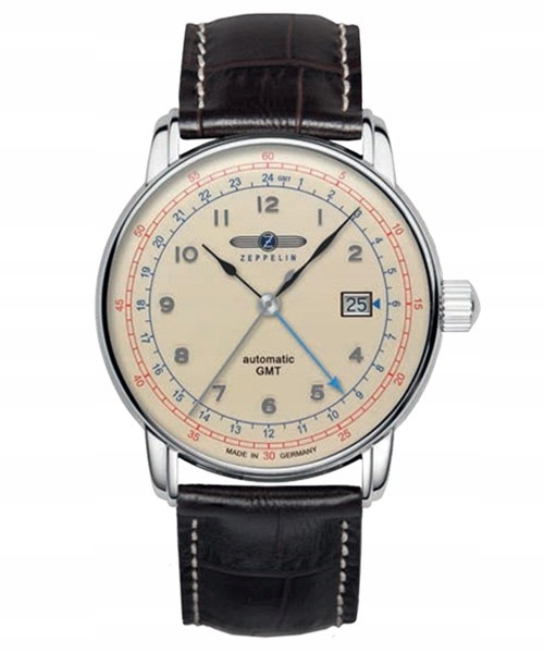Zeppelin LZ129 Gmt 7668-5 Automatické hodinky Miyota 9075