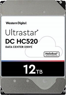 Dysk WD Ultrastar HC520 12TB 256MB HUH721212ALE604