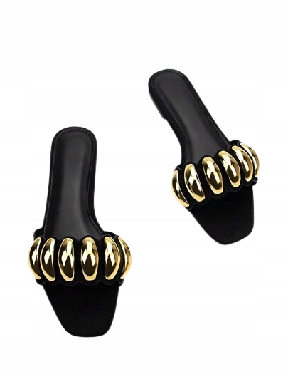 Shein Nazouváky Černé Dámské Ploché Na Léto 42 1DB