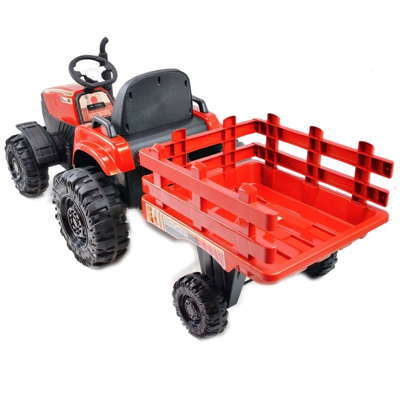 MEGA TRAKTOR AGRICULTURE Z PRZYCZEPĄ 2X200, 24V, SZYBKI SUPER JAKOSĆ/JC000B Marka inna